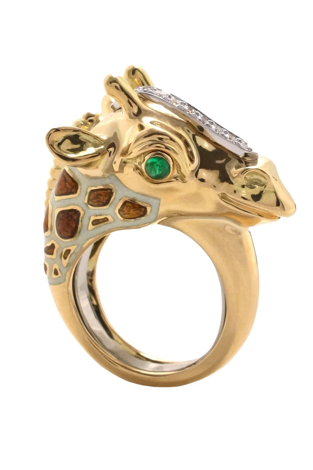 DAVID WEBB Giraffe Ring