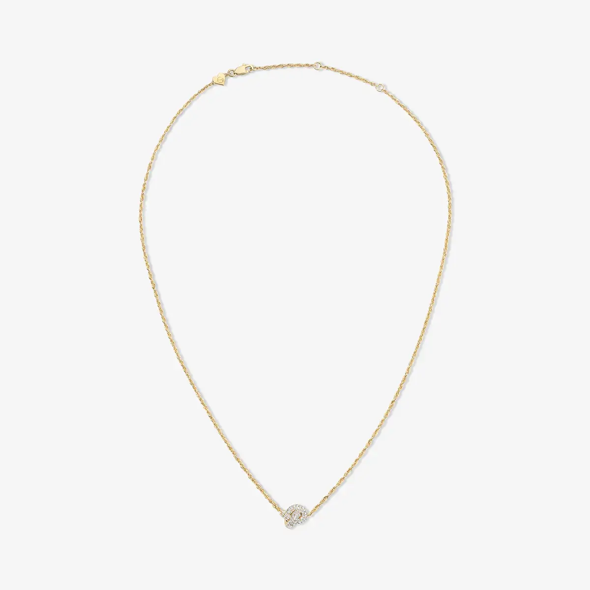 Stephanie Gottlieb Token Knot Pave Necklace | Thumbnail 2