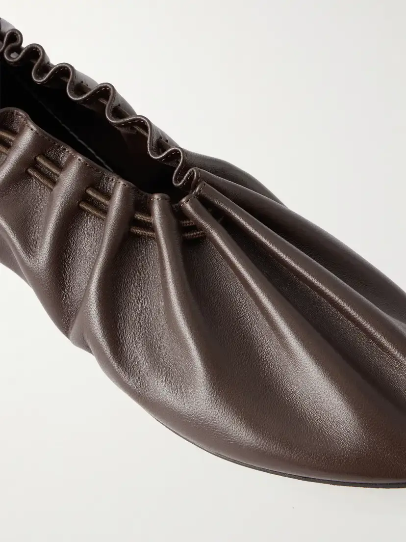 Staud Rue Gathered Leather Ballet Flats | Thumbnail 5 Staud Rue Gathered Leather Ballet Flats | Thumbnail 5