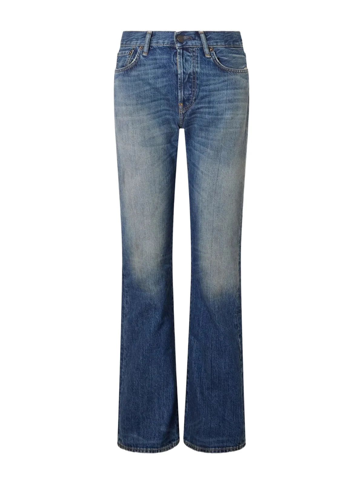 2009 Mid-rise Distressed Straight-leg Jeans 2009 Mid-rise Distressed Straight-leg Jeans