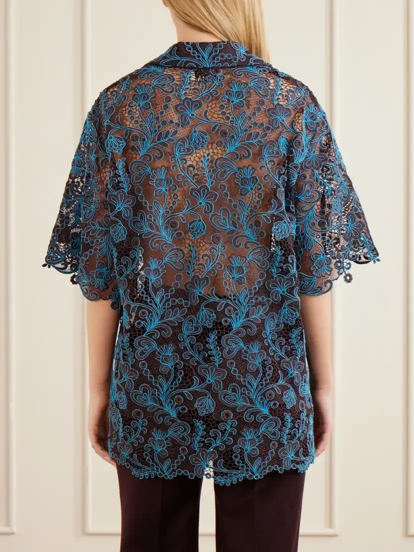 ALÉMAIS Francine Guipure Lace Shirt | Thumbnail 3 ALÉMAIS Francine Guipure Lace Shirt | Thumbnail 3
