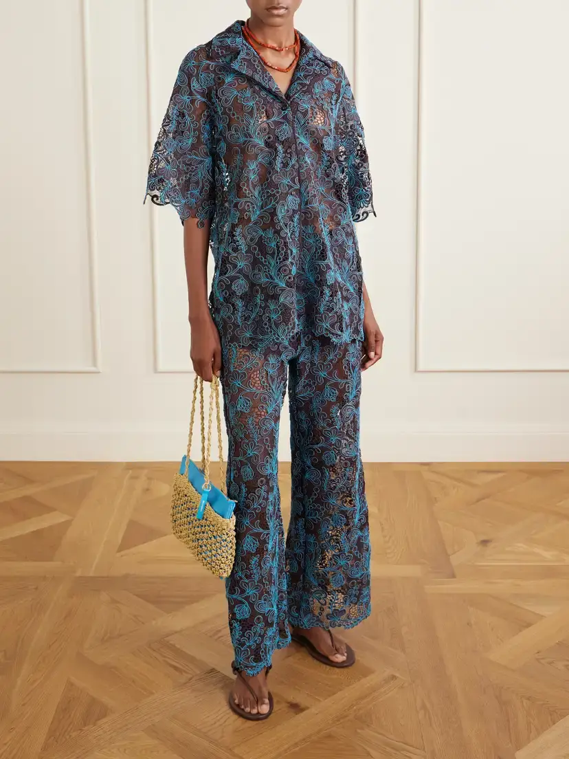 ALÉMAIS Francine Guipure Lace Shirt | Thumbnail 5 ALÉMAIS Francine Guipure Lace Shirt | Thumbnail 5