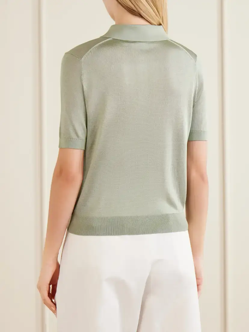 Theory Piqué Polo T-shirt | Thumbnail 3