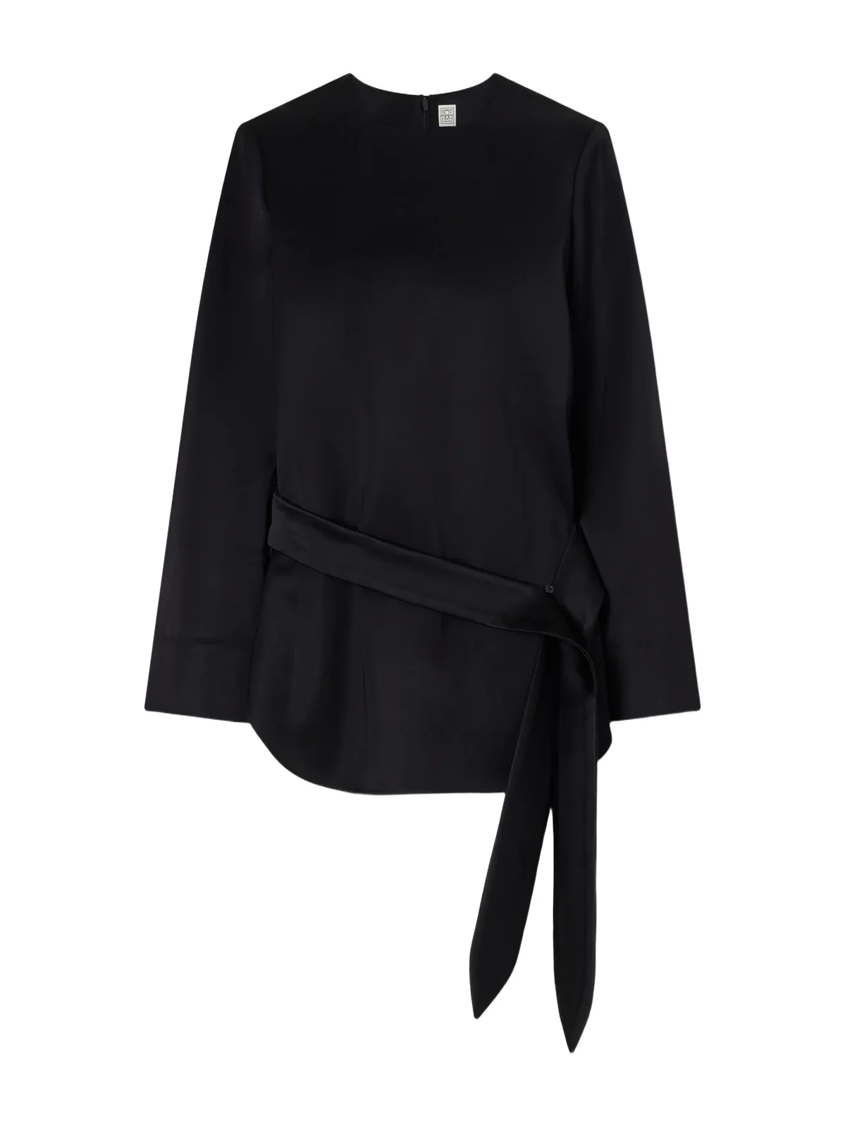 Belted Satin Blouse Belted Satin Blouse