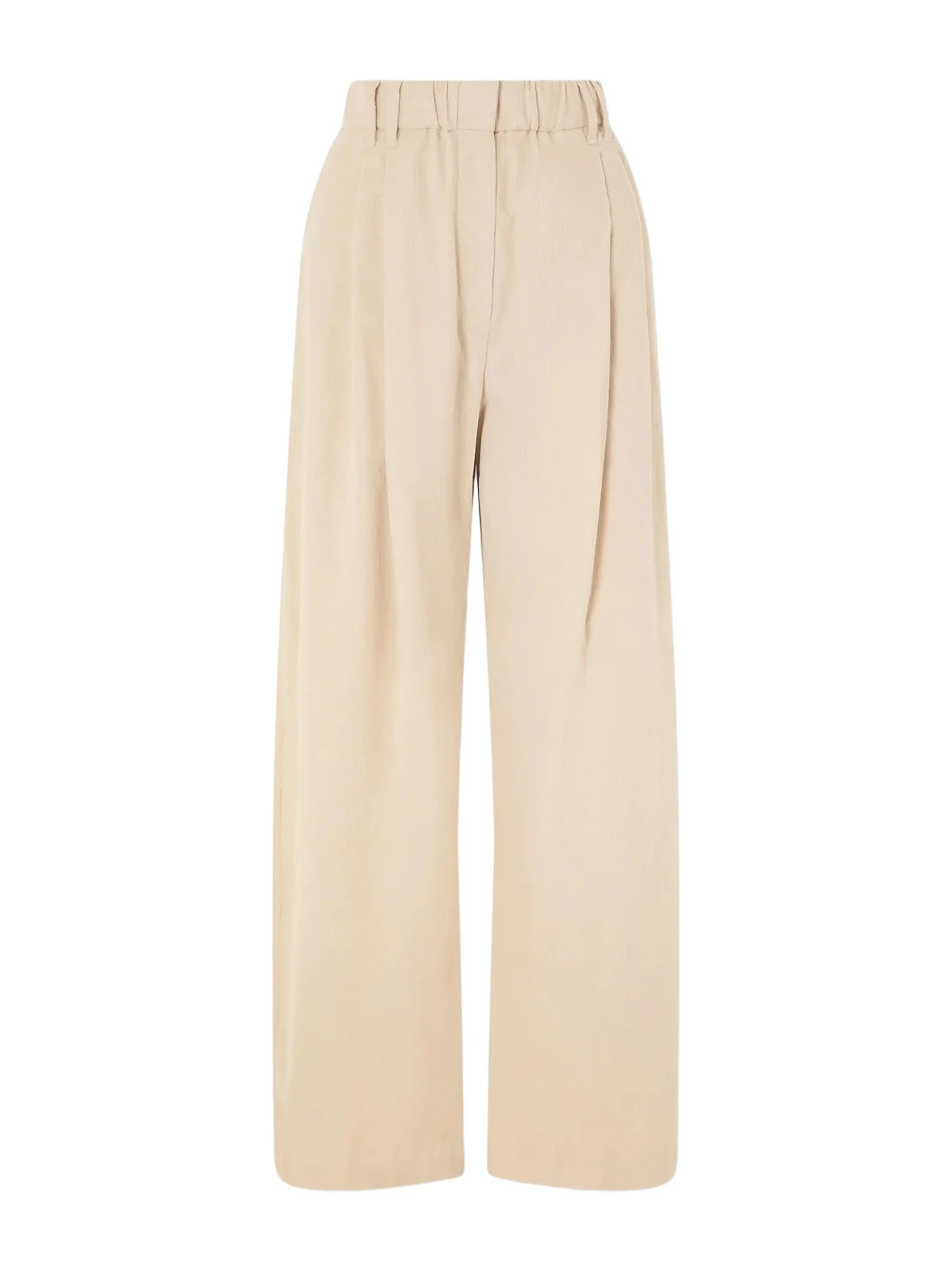 Pleated Cotton, Lyocell And Cashmere-blend Corduroy Wide-leg Pants Pleated Cotton, Lyocell And Cashmere-blend Corduroy Wide-leg Pants