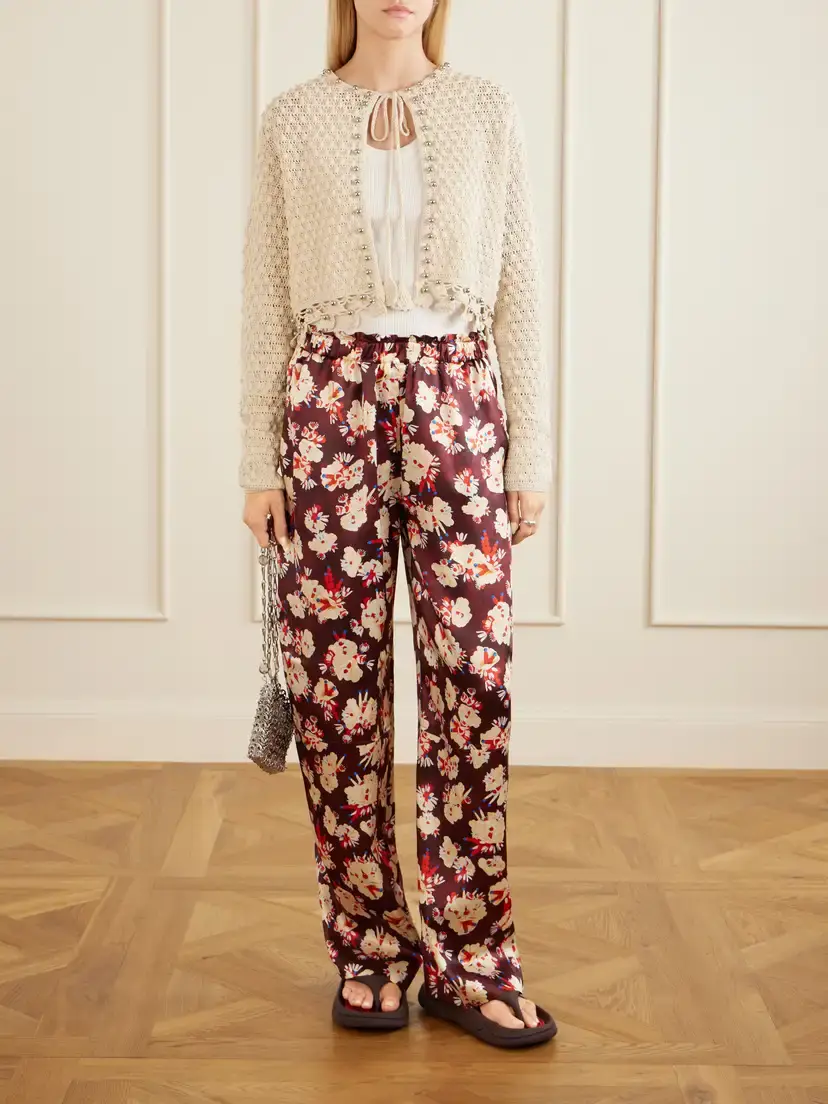 Rabanne Embellished Crocheted Cotton Cardigan | Thumbnail 2 Rabanne Embellished Crocheted Cotton Cardigan | Thumbnail 2