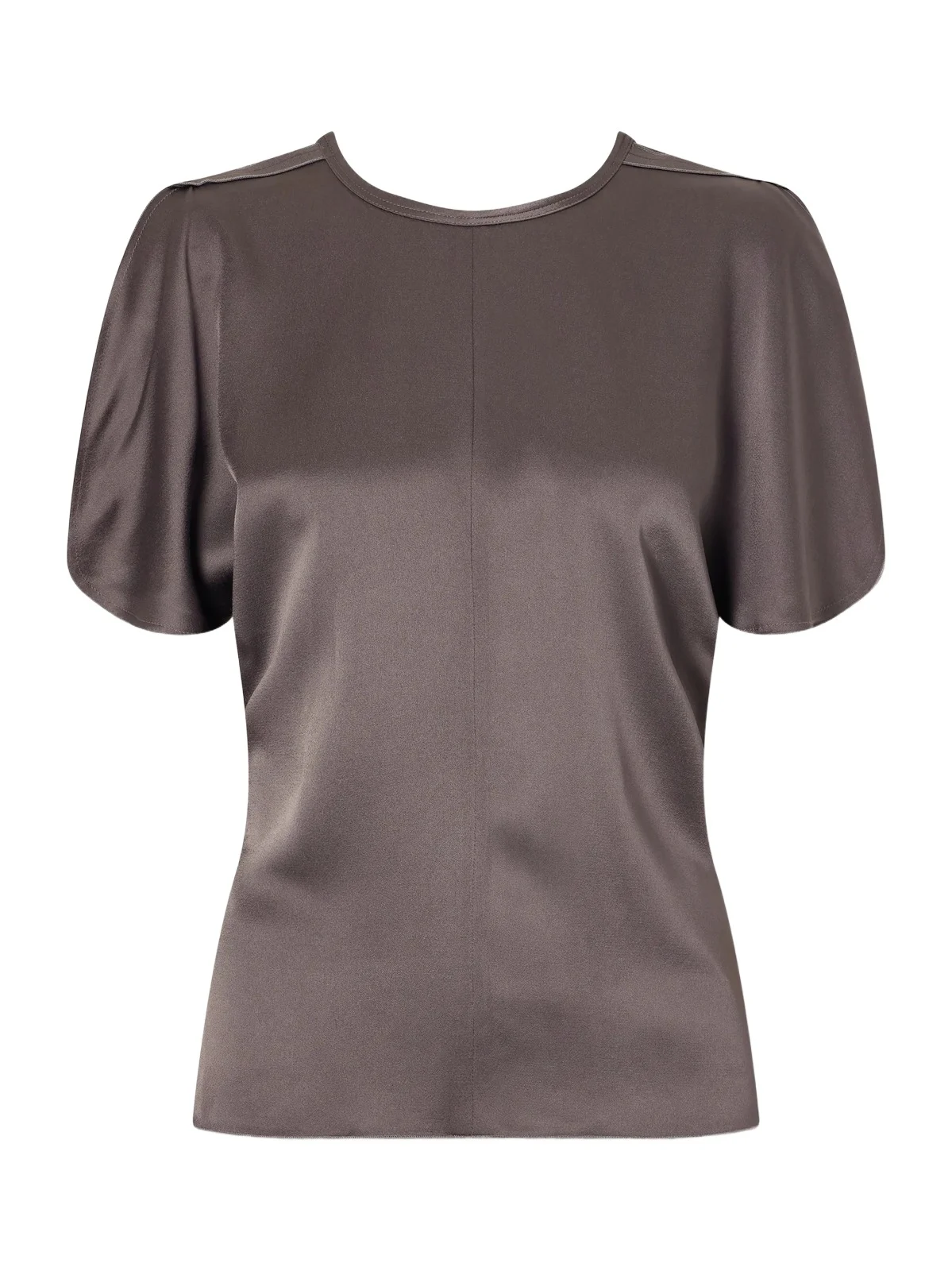 Bela Draped Satin Blouse