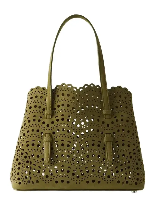 Mina Cut-out Suede Tote Mina Cut-out Suede Tote