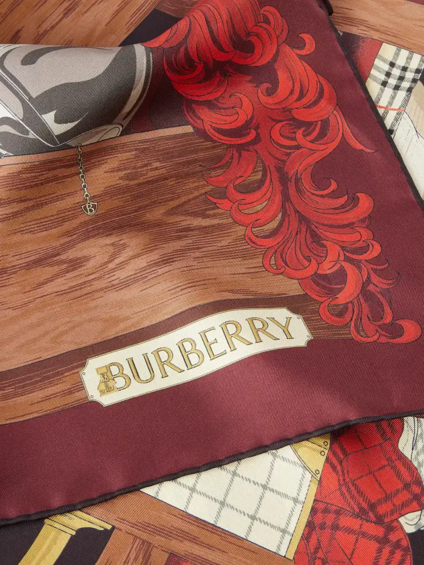 Burberry Printed Silk-twill Scarf | Thumbnail 3