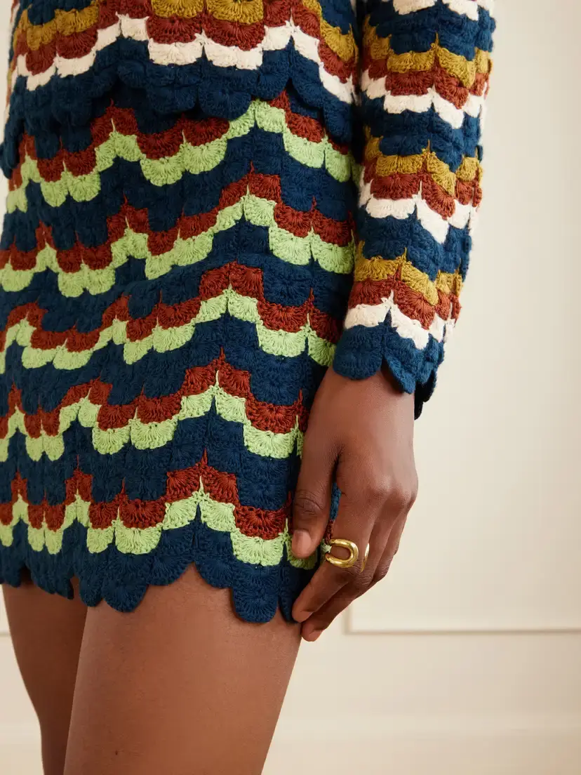 ESCVDO Alba Crocheted Cotton Mini Skirt | Thumbnail 5 ESCVDO Alba Crocheted Cotton Mini Skirt | Thumbnail 5
