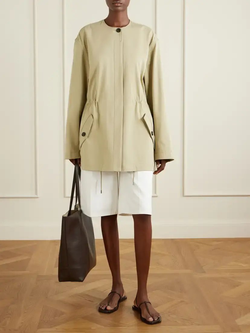 TOTEME Cotton-twill Jacket | Thumbnail 2 TOTEME Cotton-twill Jacket | Thumbnail 2