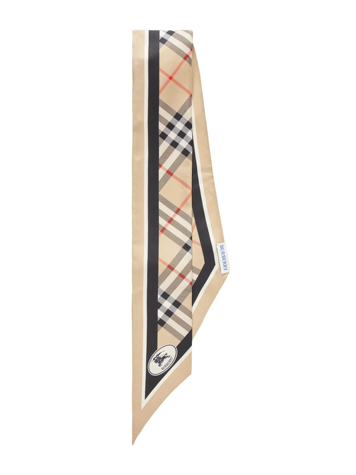Checked Silk-twill Scarf Checked Silk-twill Scarf
