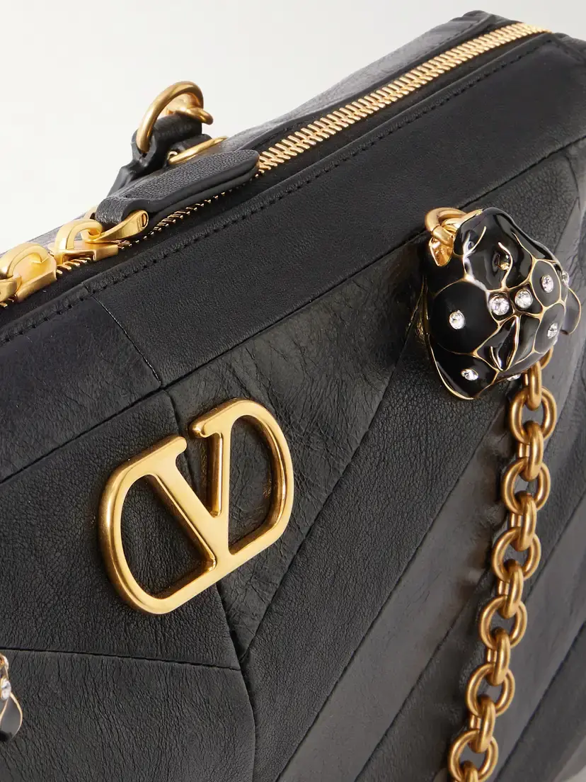 Valentino Garavani Panthea Embellished Leather Medium Shoulder Bag | Thumbnail 5 Valentino Garavani Panthea Embellished Leather Medium Shoulder Bag | Thumbnail 5