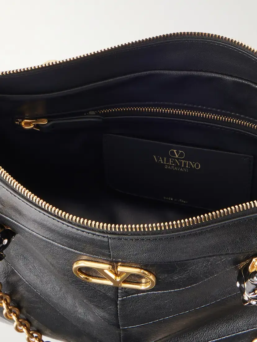 Valentino Garavani Panthea Embellished Leather Medium Shoulder Bag | Thumbnail 6 Valentino Garavani Panthea Embellished Leather Medium Shoulder Bag | Thumbnail 6