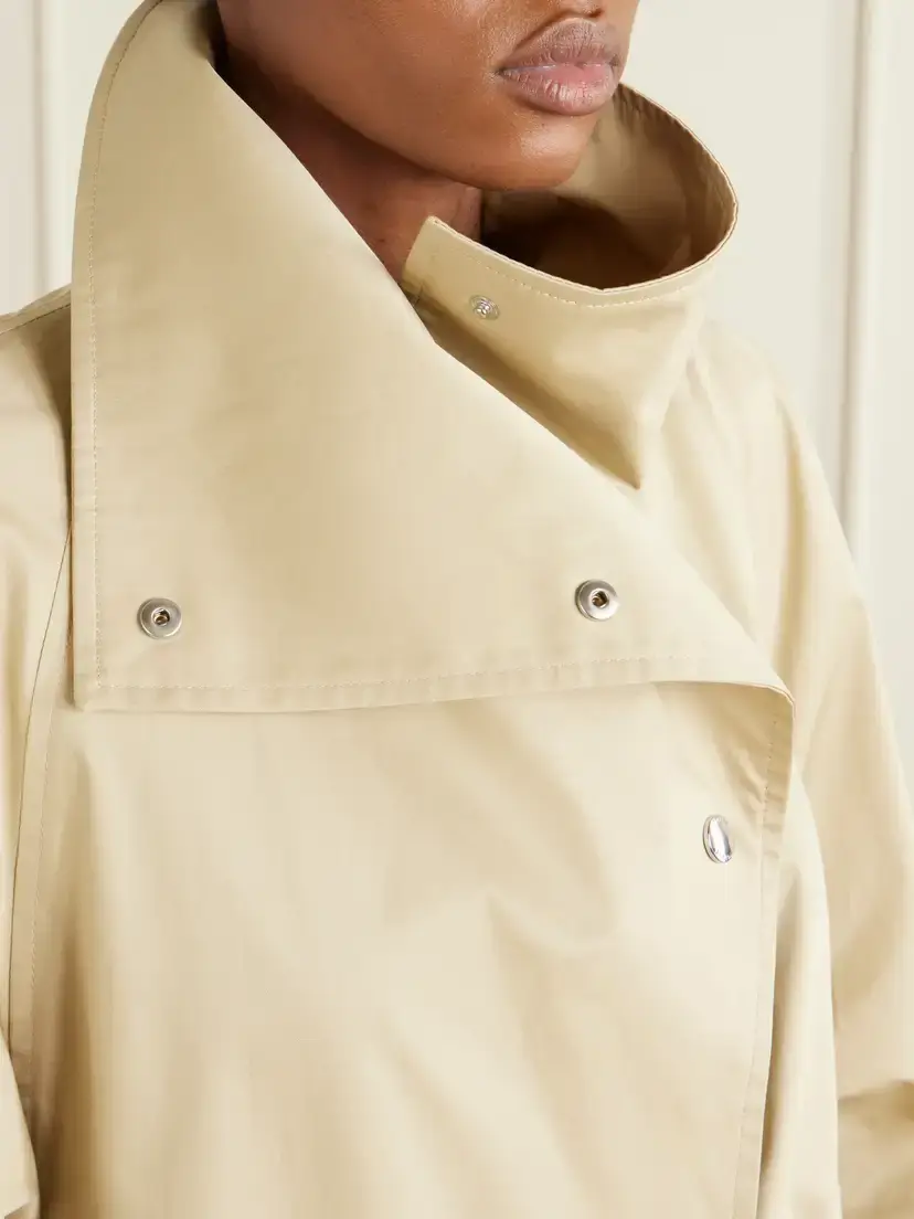 TOTEME Oversized Cotton Trench Coat | Thumbnail 5 TOTEME Oversized Cotton Trench Coat | Thumbnail 5