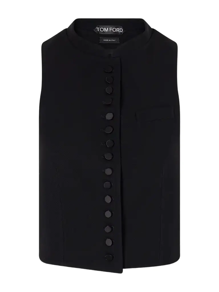 Tom Ford Wool-jacquard Gilet | Image 1 Tom Ford Wool-jacquard Gilet | Image 1