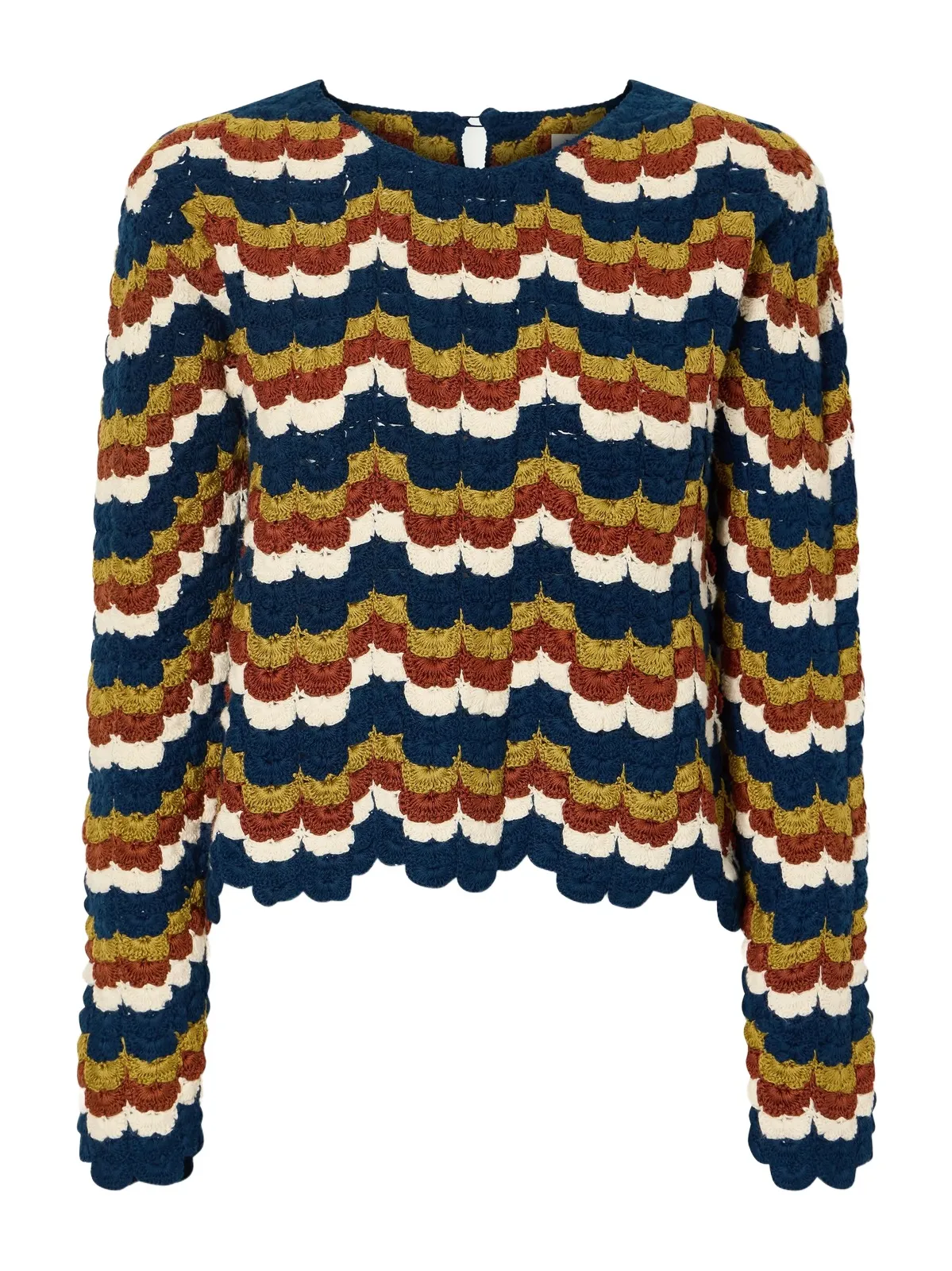 Lucero Crochet-knit Cotton Blouse Lucero Crochet-knit Cotton Blouse