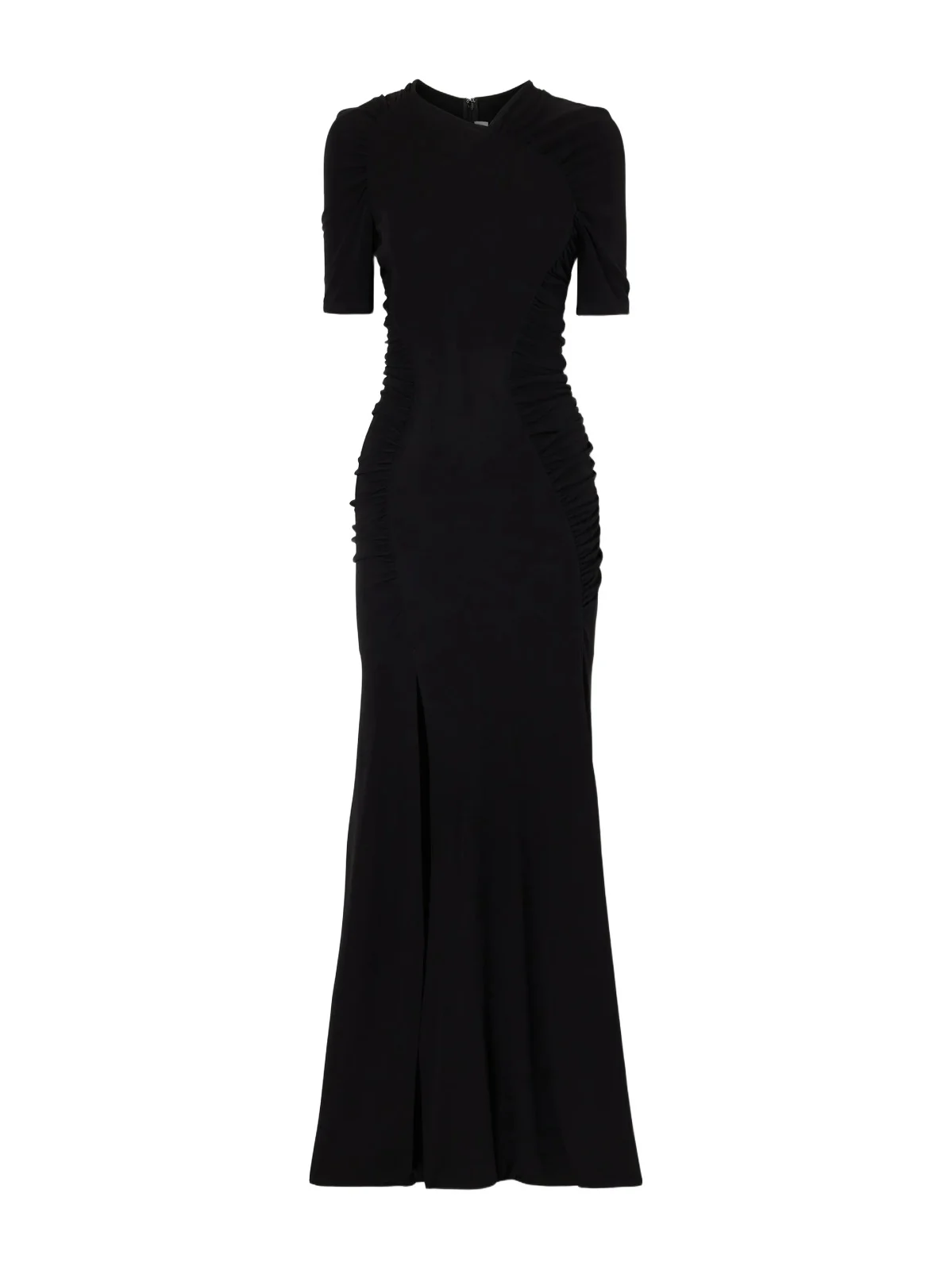 Gathered Satin Gown Gathered Satin Gown