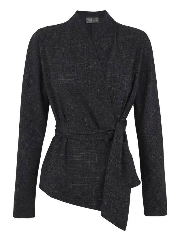 Cortana Tiempo Wool-Silk Jacket