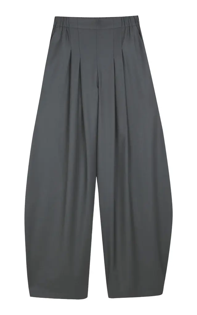 Ahora Pleated Wool Wide leg Pants