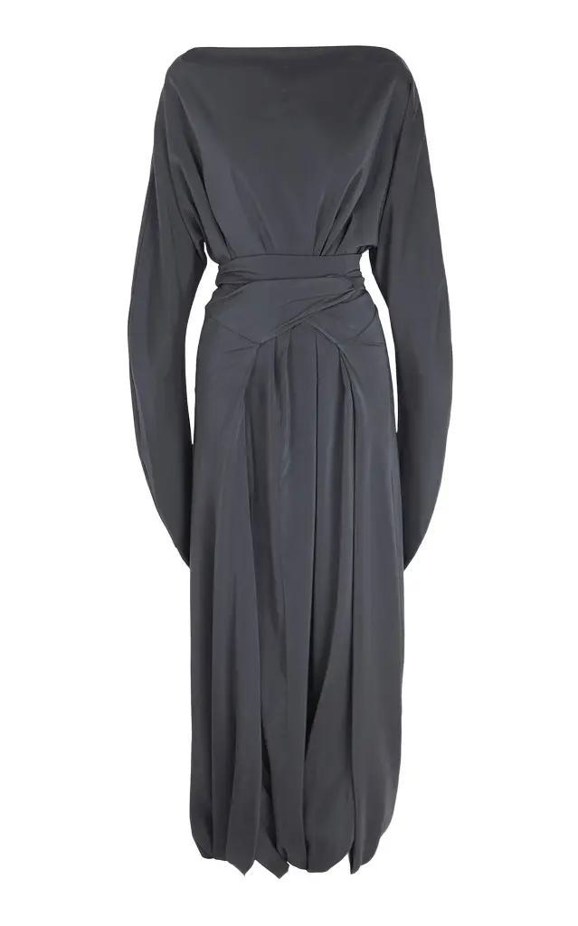 Cortana Olvido Silk Crepe Maxi Dress