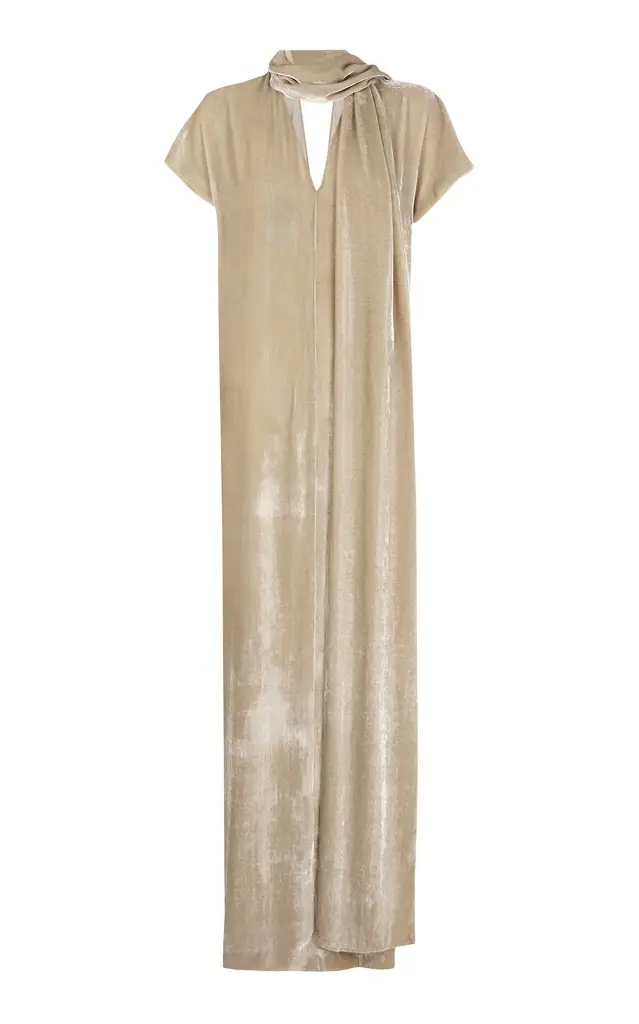 Cortana Iris Velvet Maxi Dress