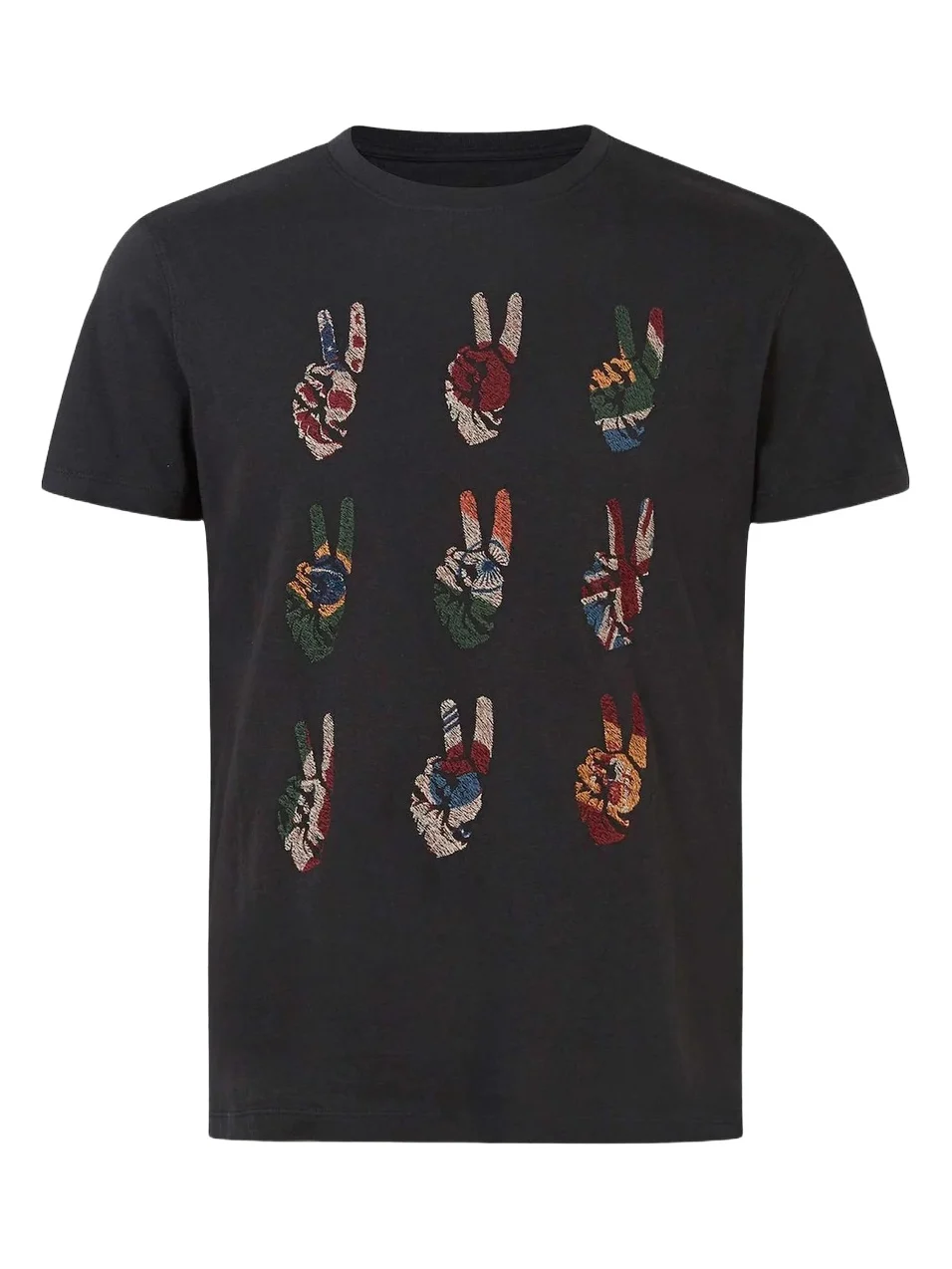 John Varvatos Star U. S.A. Men's Cotton Peace Sign Tee John Varvatos Star U. S.A. Men's Cotton Peace Sign Tee