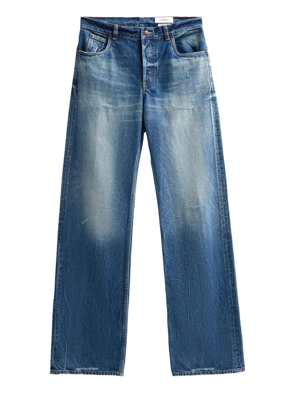 Alexander McQueen Men's Five-Pocket Relaxed-Fit Jeans