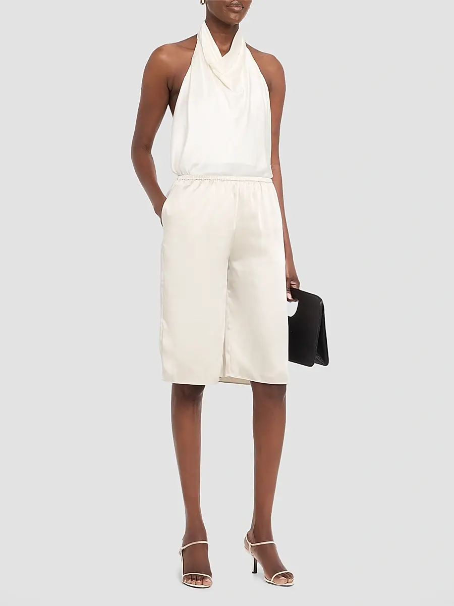 SEROYA Women's Brice Satin Shorts | Thumbnail 2 SEROYA Women's Brice Satin Shorts | Thumbnail 2