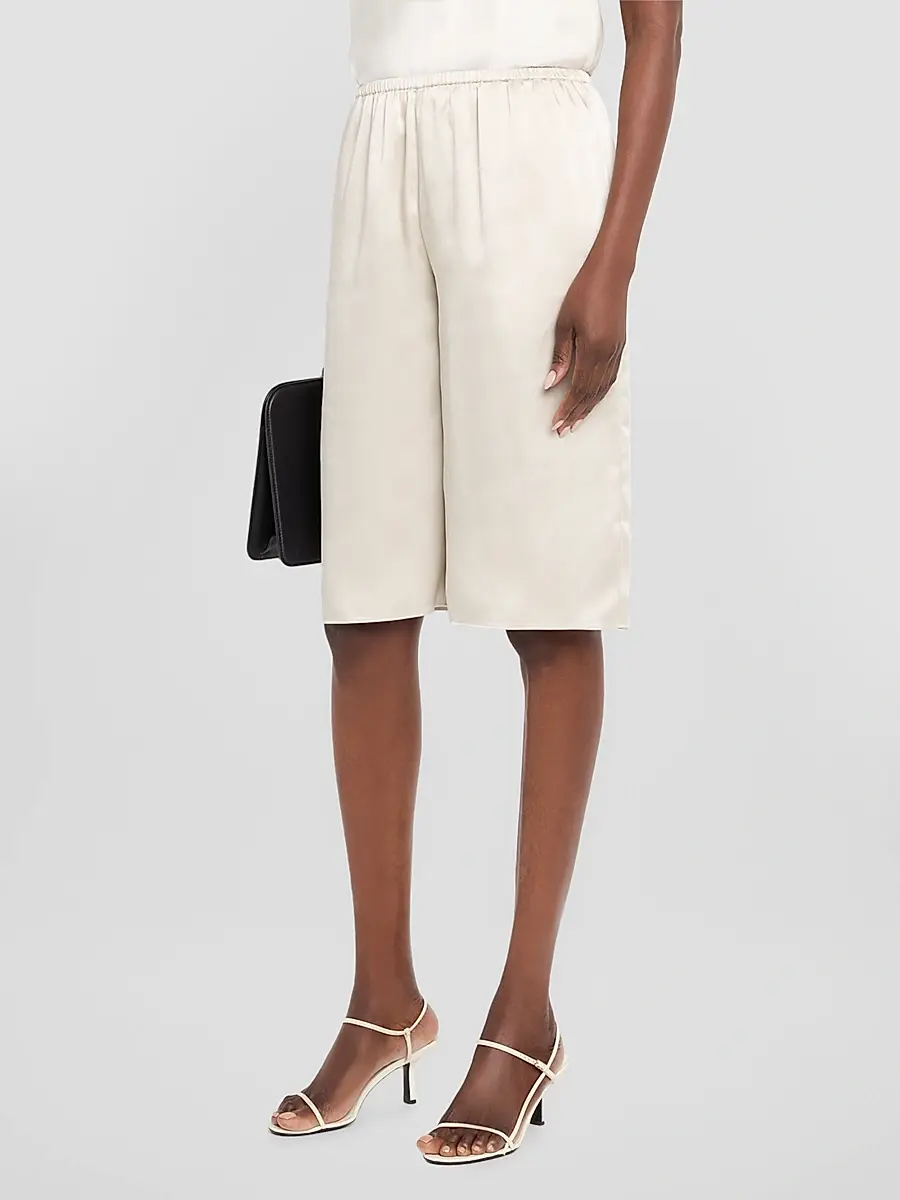 SEROYA Women's Brice Satin Shorts | Thumbnail 4 SEROYA Women's Brice Satin Shorts | Thumbnail 4