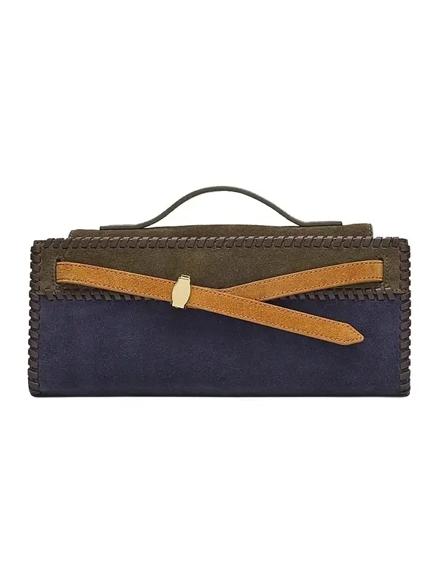 Women's Dash Colorblocked Suede Shoulder Bag Women's Dash Colorblocked Suede Shoulder Bag