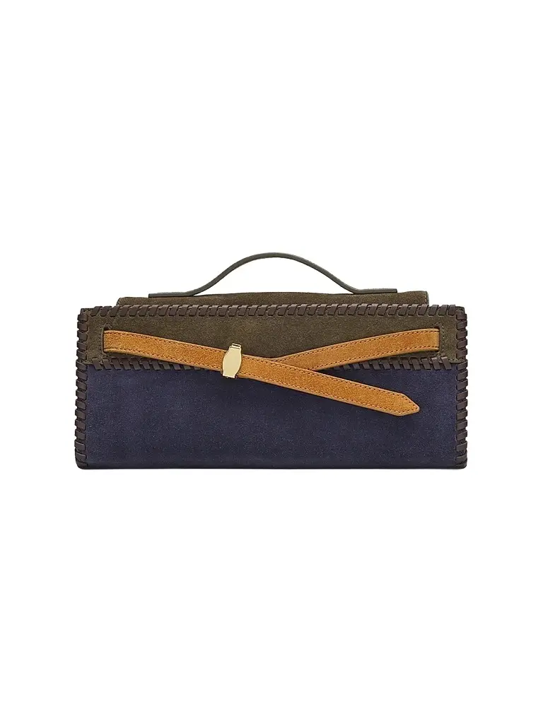 Veronica Beard Women's Dash Colorblocked Suede Shoulder Bag | Image 1 Veronica Beard Women's Dash Colorblocked Suede Shoulder Bag | Image 1