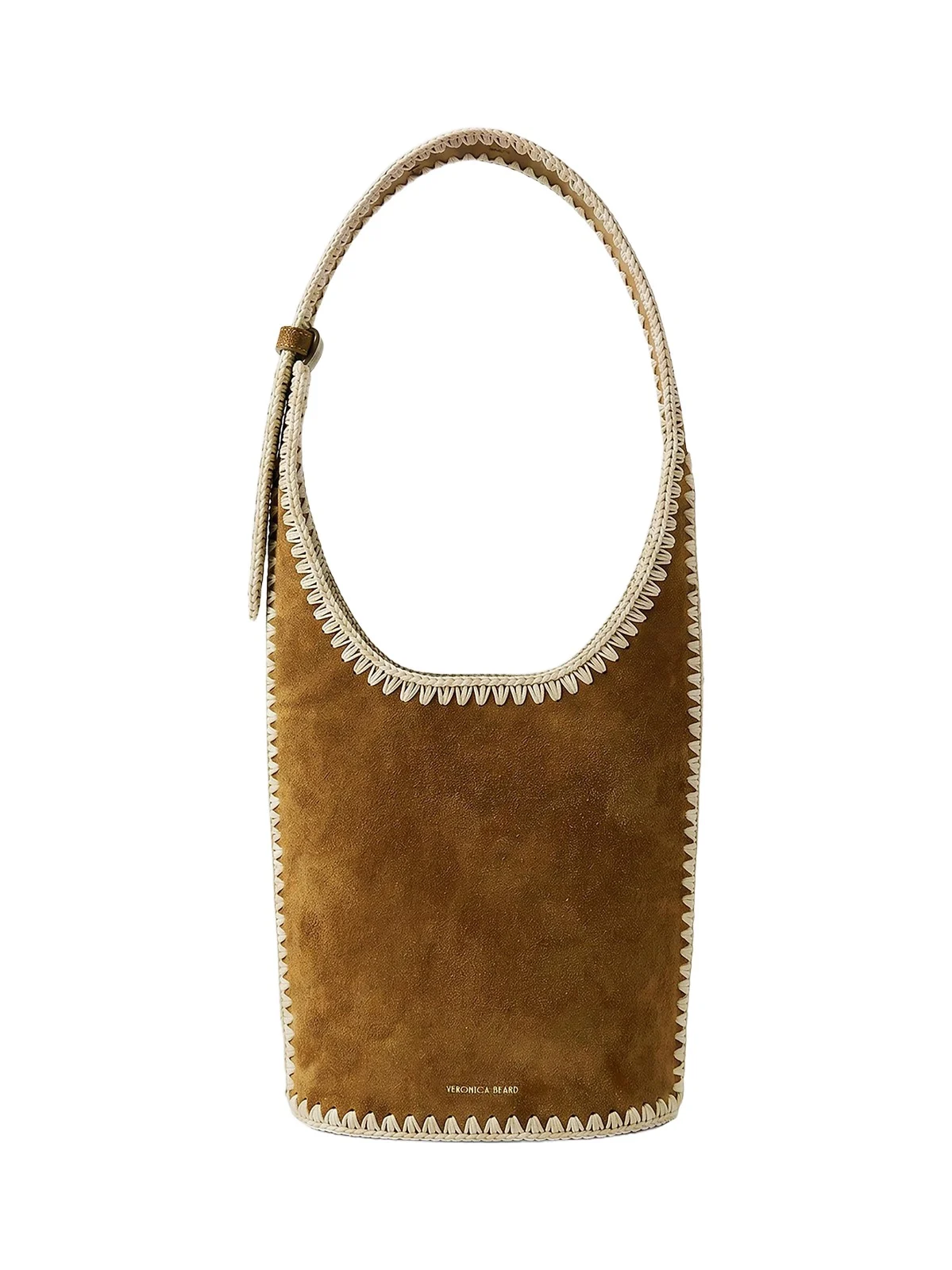 Women's Loop Small Whipstitch Suede Shoulder Bag Women's Loop Small Whipstitch Suede Shoulder Bag