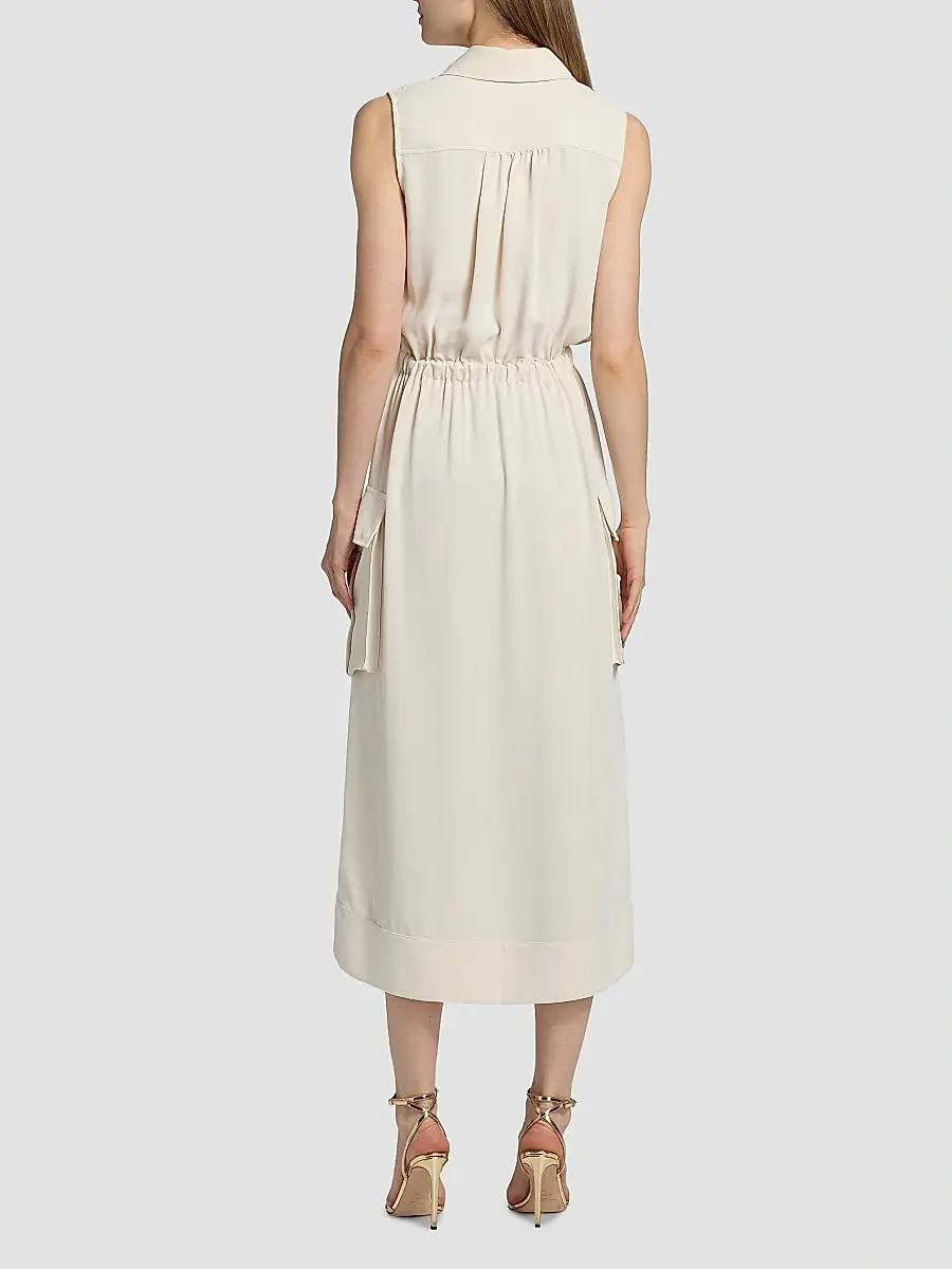 Ramy Brook Women's Payton Drawstring-Waist Sleeveless Midi-Dress | Thumbnail 5 Ramy Brook Women's Payton Drawstring-Waist Sleeveless Midi-Dress | Thumbnail 5