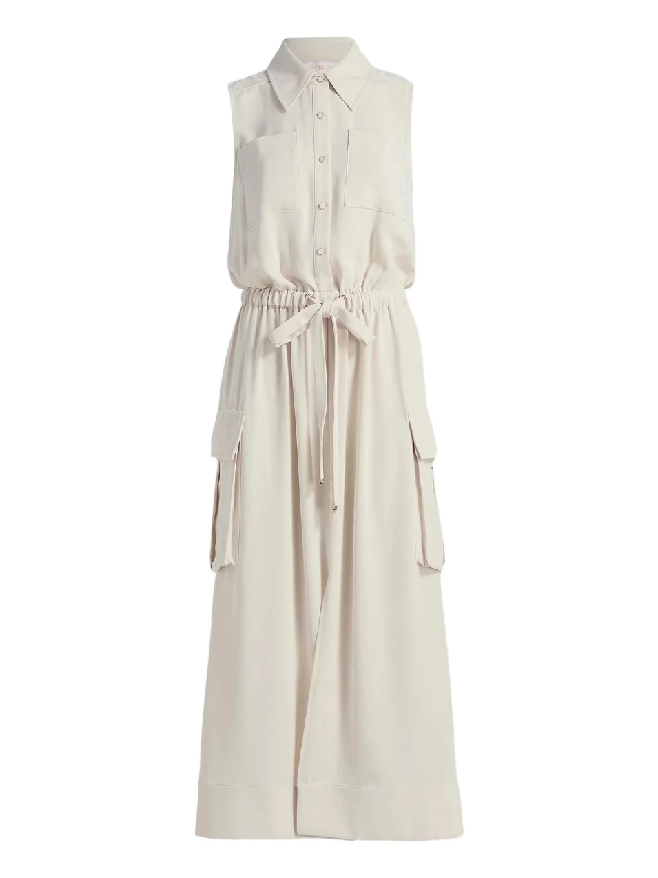 Ramy Brook Women's Payton Drawstring-Waist Sleeveless Midi-Dress