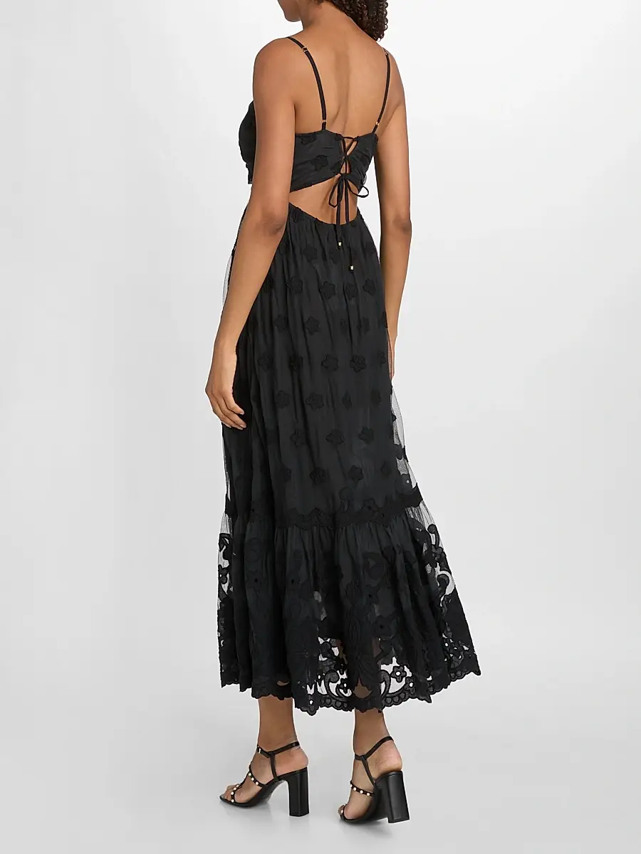 Ramy Brook Women's Imogen Embroidered Midi Dress | Thumbnail 5 Ramy Brook Women's Imogen Embroidered Midi Dress | Thumbnail 5