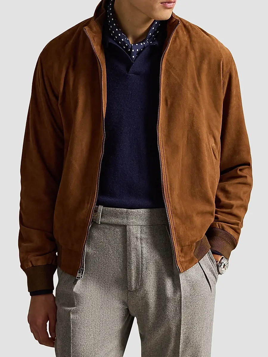 Polo Ralph Lauren Men's Classic Suede Jacket | Thumbnail 4 Polo Ralph Lauren Men's Classic Suede Jacket | Thumbnail 4