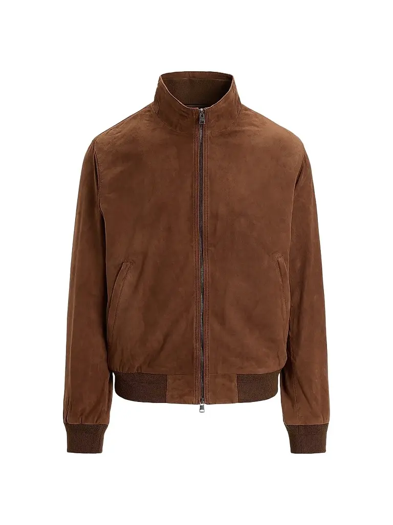 Polo Ralph Lauren Men's Classic Suede Jacket - Pale Russet | Image 1 Polo Ralph Lauren Men's Classic Suede Jacket - Pale Russet | Image 1