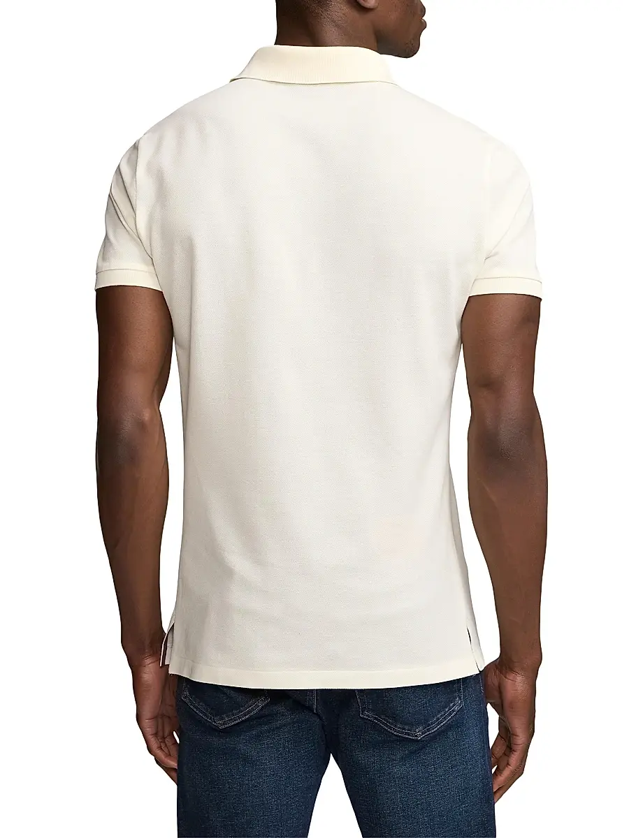 Ralph Lauren Purple Label Men's Cashmere-Blend Polo Shirt | Thumbnail 5 Ralph Lauren Purple Label Men's Cashmere-Blend Polo Shirt | Thumbnail 5
