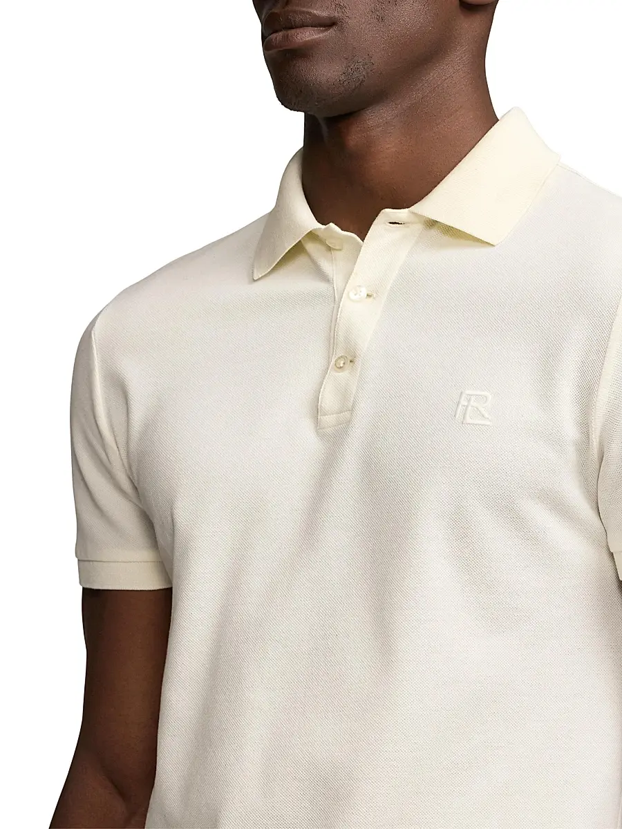 Ralph Lauren Purple Label Men's Cashmere-Blend Polo Shirt | Thumbnail 6 Ralph Lauren Purple Label Men's Cashmere-Blend Polo Shirt | Thumbnail 6