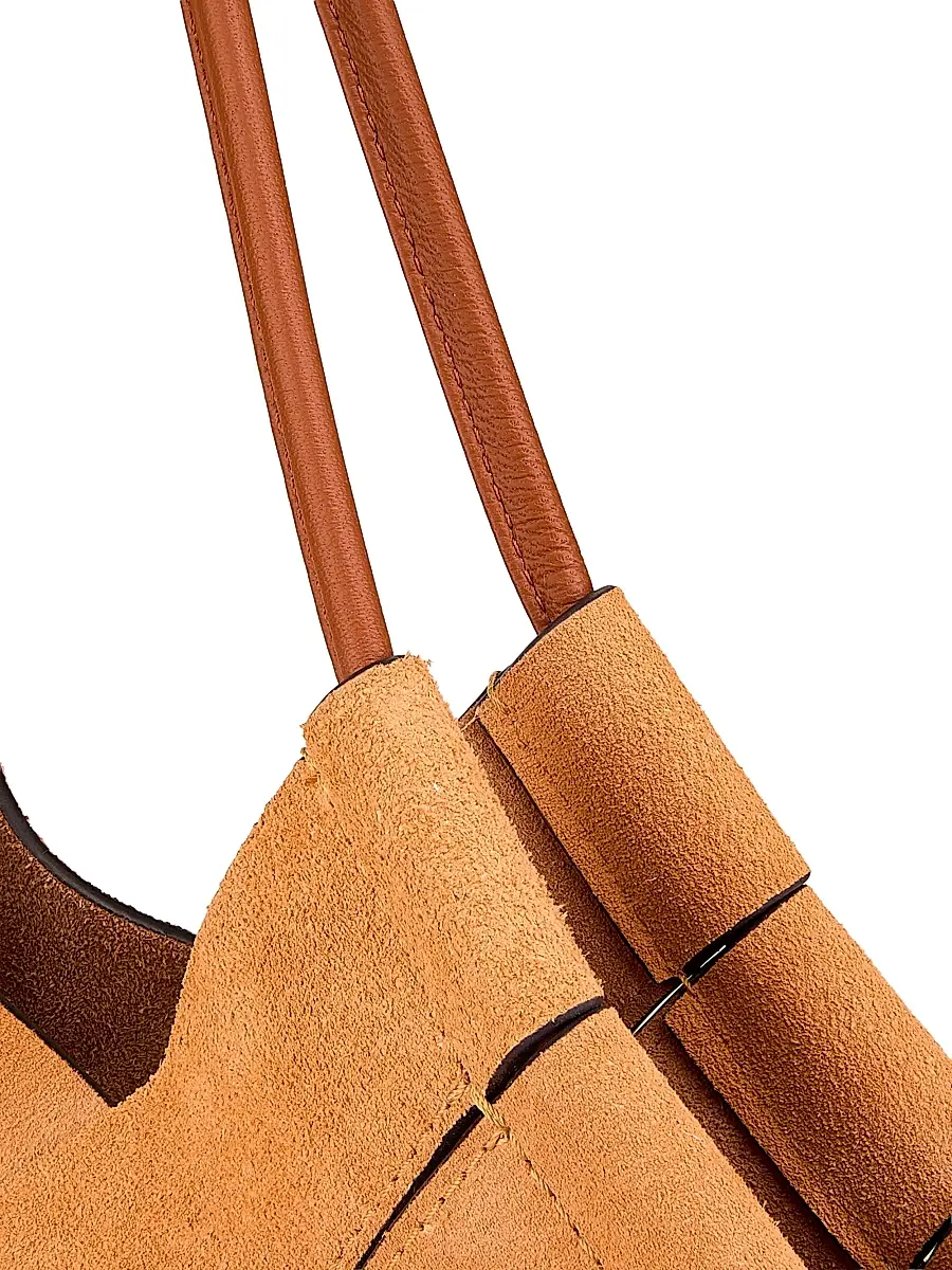 Ulla Johnson Women's Charlotte Basket-Weave Suede Tote Bag | Thumbnail 6 Ulla Johnson Women's Charlotte Basket-Weave Suede Tote Bag | Thumbnail 6