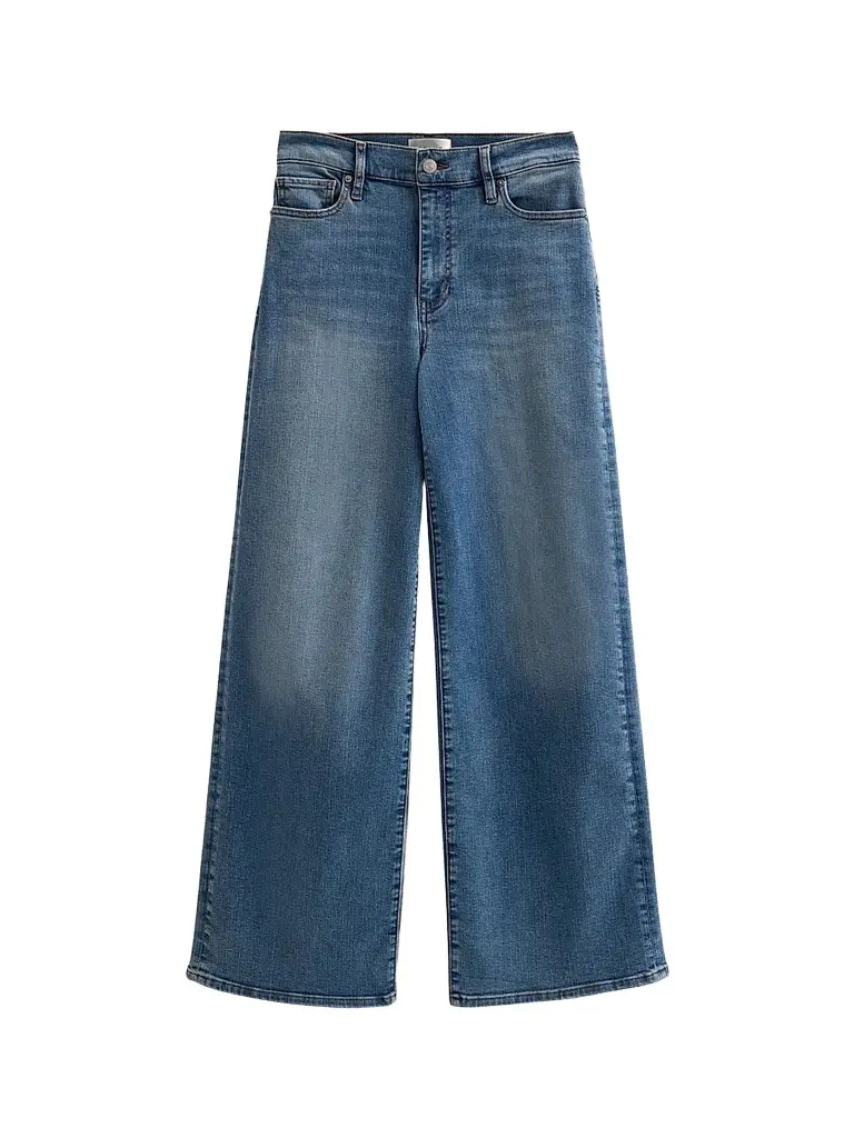 Frame Women's Le Slim Palazzo High-Rise Jeans - Gossamer - Size 32 | Image 1 Frame Women's Le Slim Palazzo High-Rise Jeans - Gossamer - Size 32 | Image 1