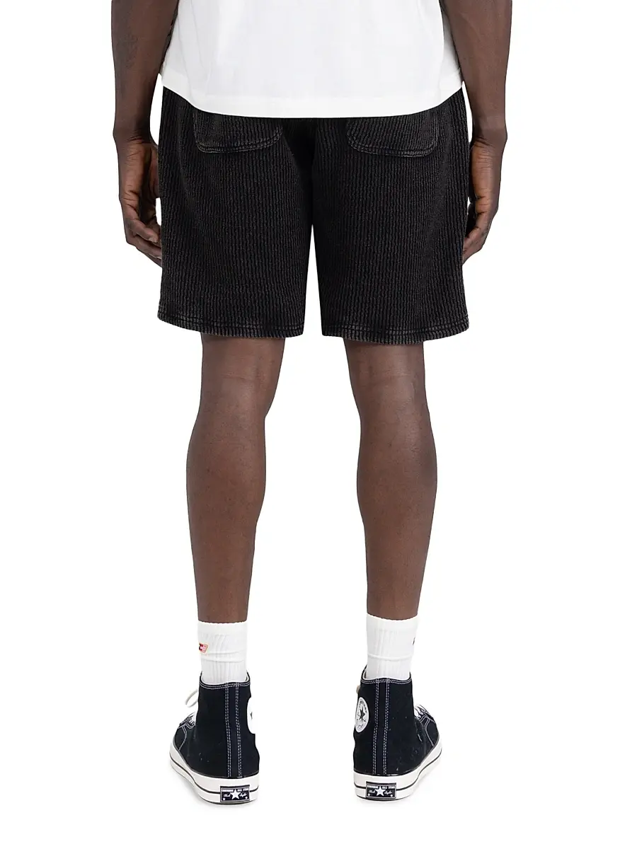 Honor The Gift Men's Textured Cotton Denim Bermuda Shorts | Thumbnail 3 Honor The Gift Men's Textured Cotton Denim Bermuda Shorts | Thumbnail 3