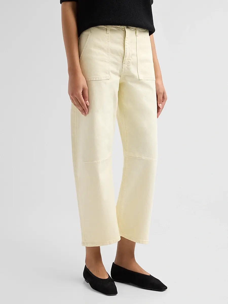 Co Women's Utility Twill Mid-Rise Pants | Thumbnail 4