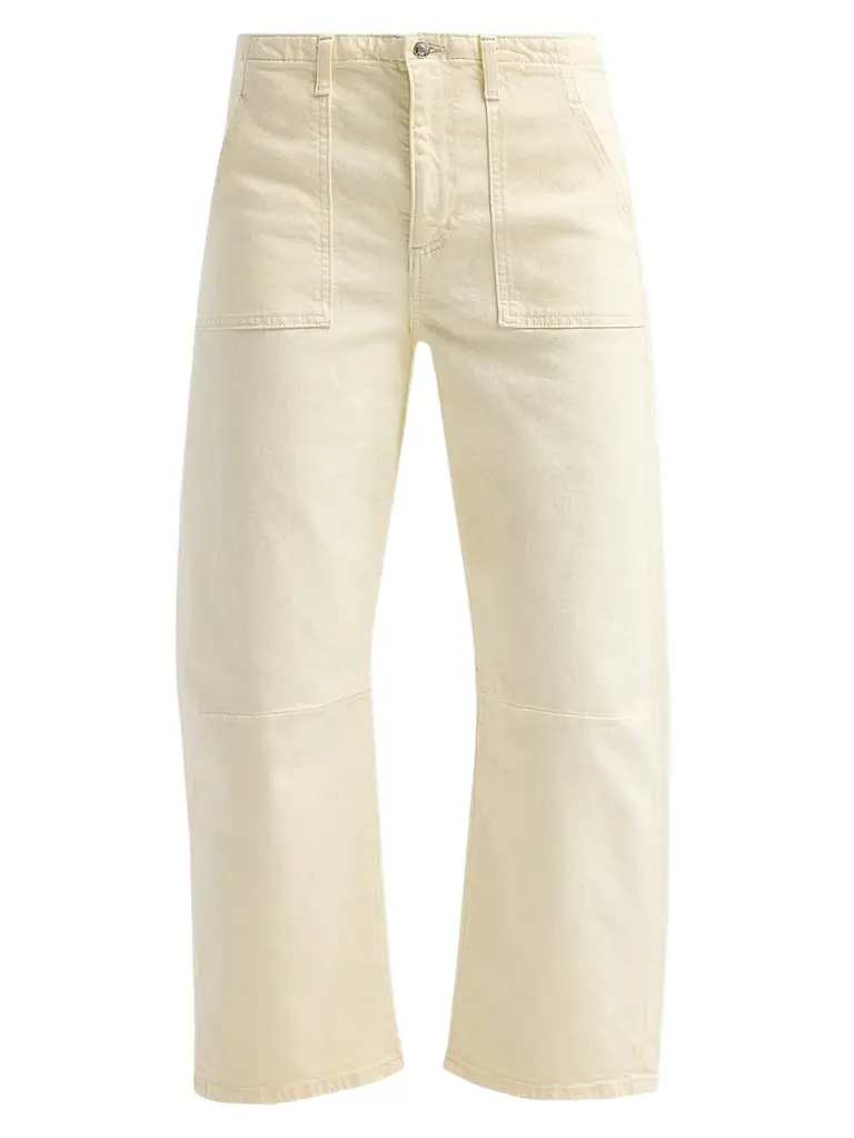 Co Women's Utility Twill Mid-Rise Pants - Camel - Size 12 | Image 1 Co Women's Utility Twill Mid-Rise Pants - Camel - Size 12 | Image 1