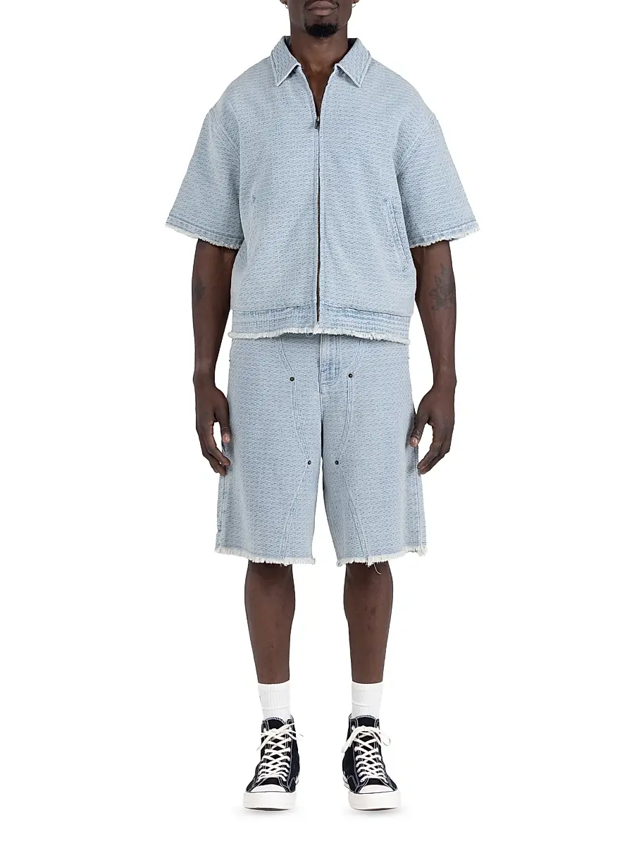 Honor The Gift Men's Raw-Edge Denim Shorts | Thumbnail 2 Honor The Gift Men's Raw-Edge Denim Shorts | Thumbnail 2