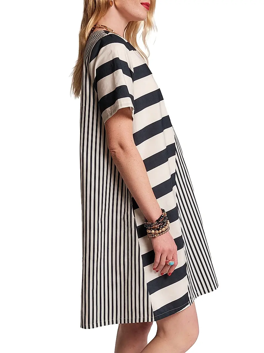 Frances Valentine Women's Schooner Splice Striped Minidress | Thumbnail 3 Frances Valentine Women's Schooner Splice Striped Minidress | Thumbnail 3