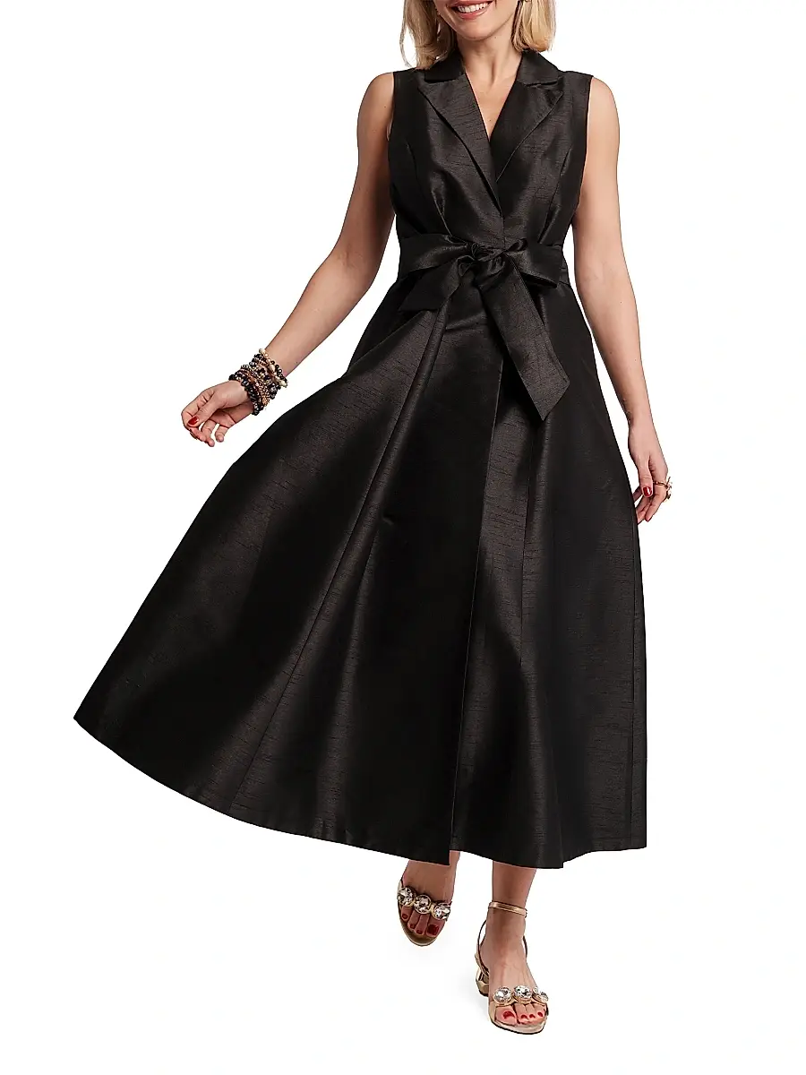 Frances Valentine Women's Lucia Wrap Midi-Dress | Thumbnail 2