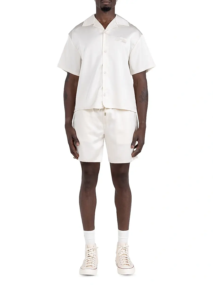 Honor The Gift Men's Satin Drawstring Shorts | Thumbnail 2