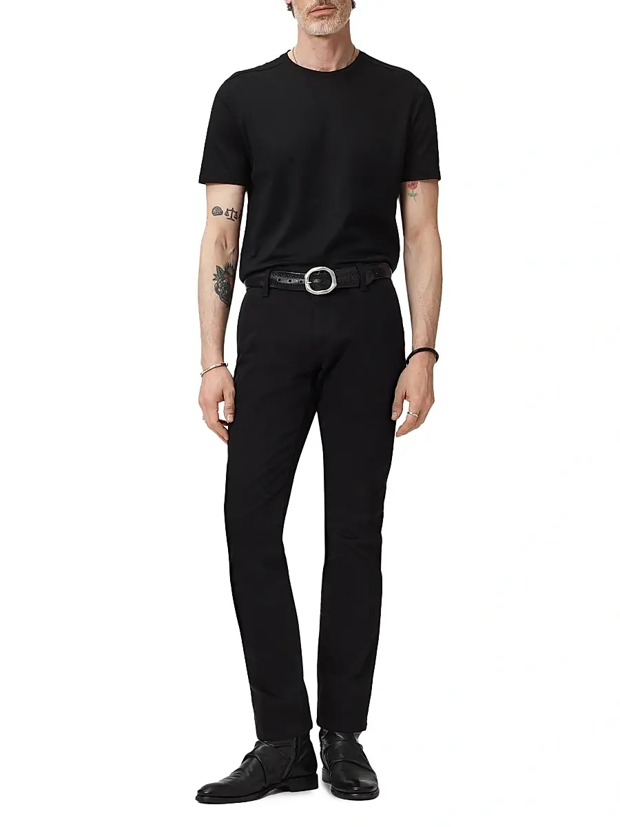 JOHN VARVATOS Men's Vero Cotton Crewneck T-Shirt | Thumbnail 2 JOHN VARVATOS Men's Vero Cotton Crewneck T-Shirt | Thumbnail 2